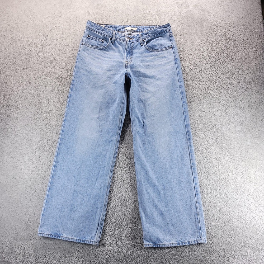 Levi's Jeans Womens 30 Blue Low Loose Relaxed Straight Light Wash A5566-0010